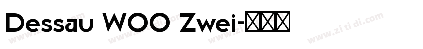 Dessau W00 Zwei字体转换